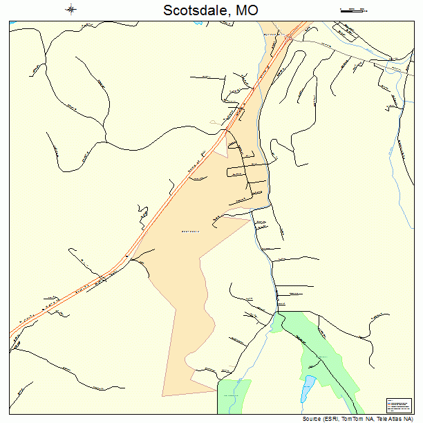 Scotsdale, MO street map