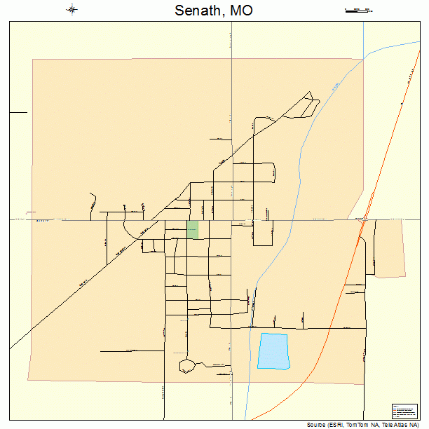 Senath, MO street map