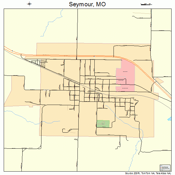 Seymour, MO street map