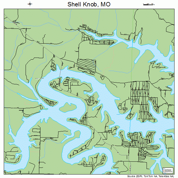 Shell Knob, MO street map