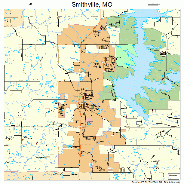 Smithville, MO street map