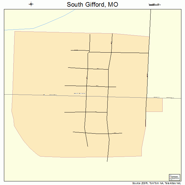 South Gifford, MO street map