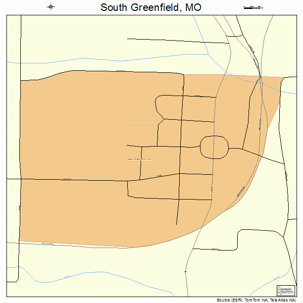 South Greenfield, MO street map