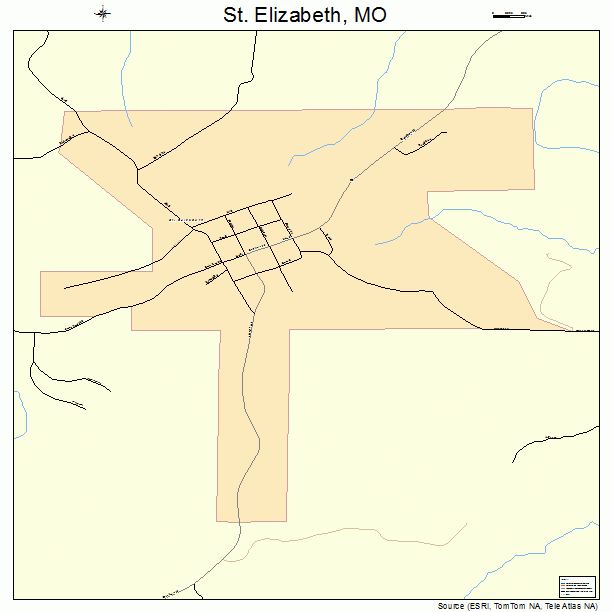 St. Elizabeth, MO street map