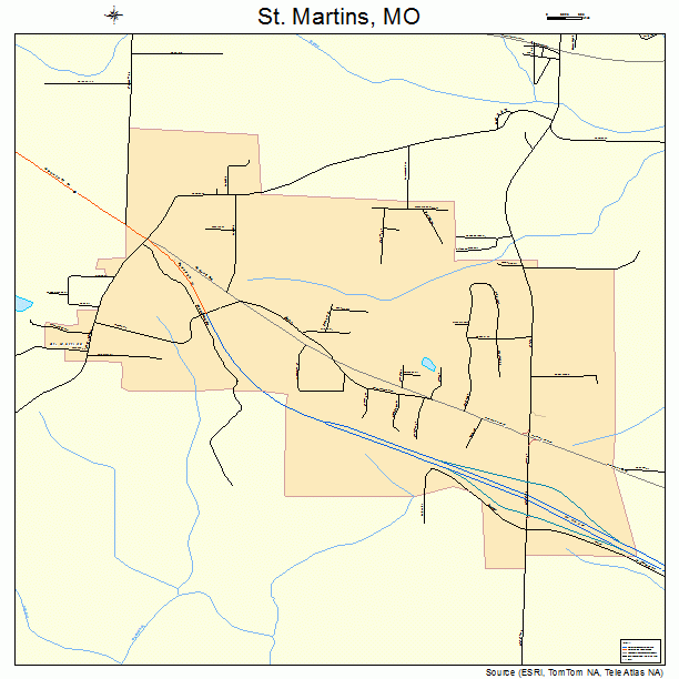 St. Martins, MO street map