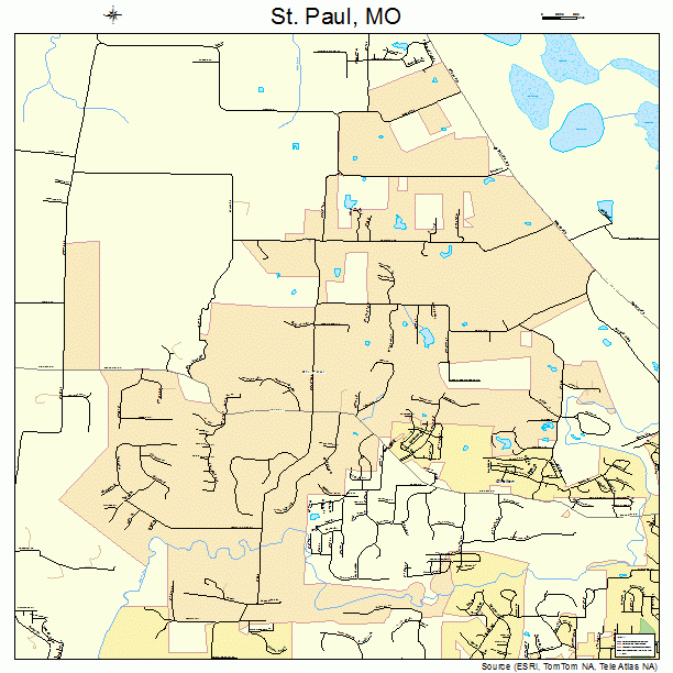 St. Paul, MO street map