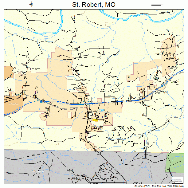 St. Robert, MO street map