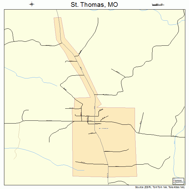 St. Thomas, MO street map