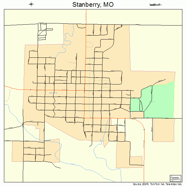 Stanberry, MO street map