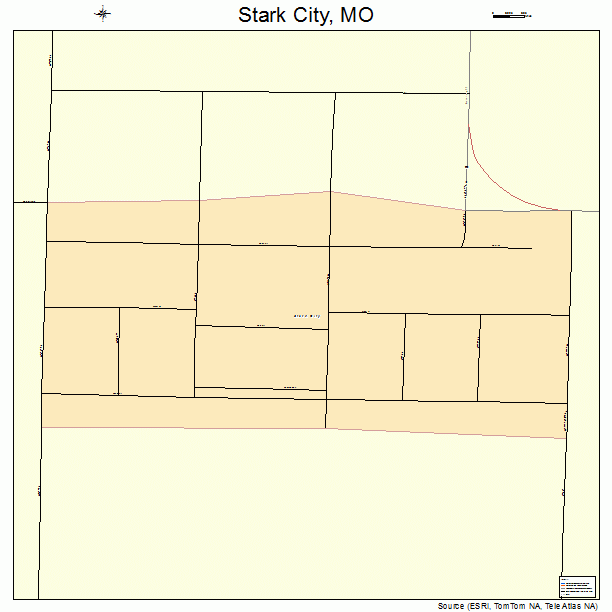 Stark City, MO street map