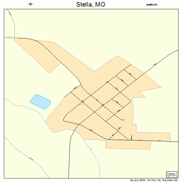 Stella, MO street map