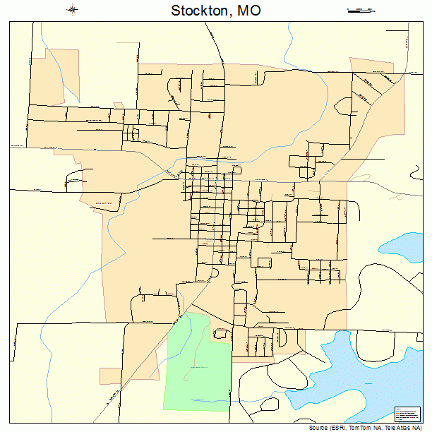 Stockton, MO street map