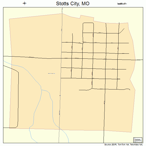 Stotts City, MO street map