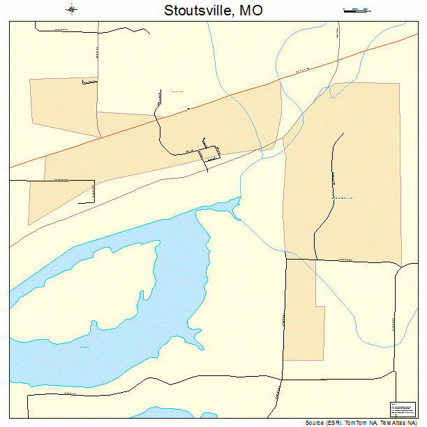 Stoutsville, MO street map