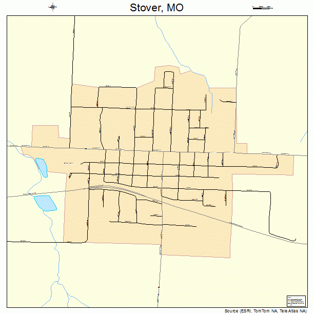Stover, MO street map