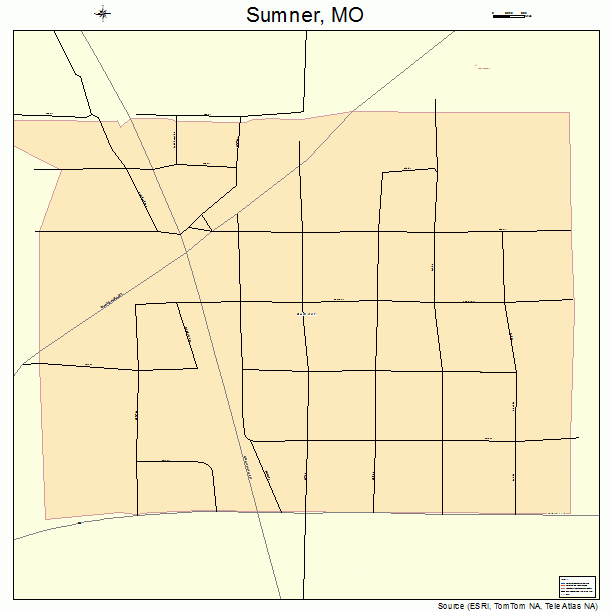 Sumner, MO street map