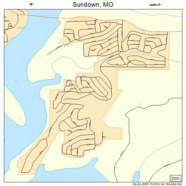 Sundown, MO street map