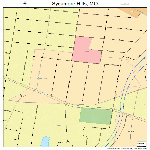 Sycamore Hills, MO street map