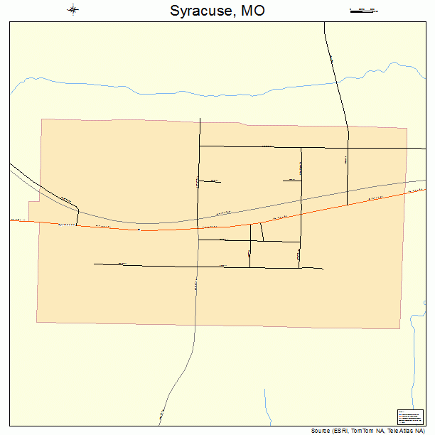 Syracuse, MO street map