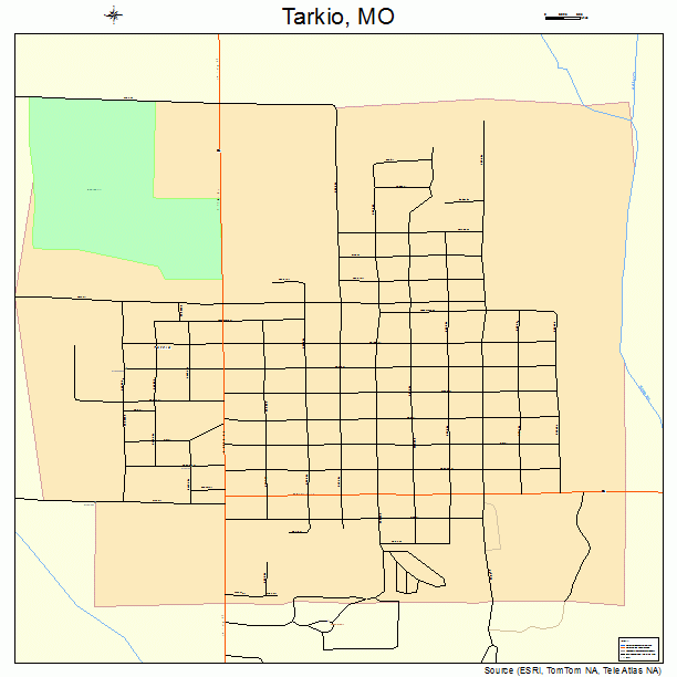 Tarkio, MO street map