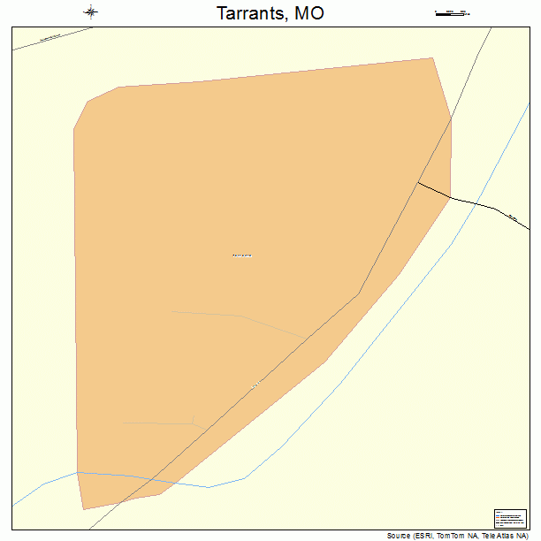 Tarrants, MO street map