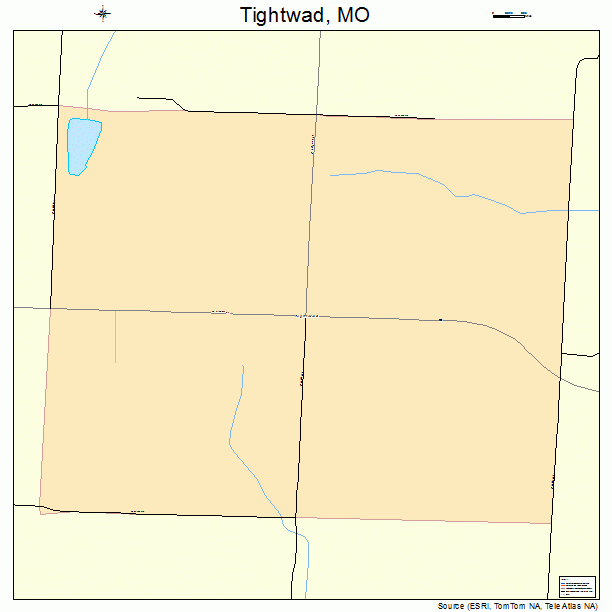 Tightwad, MO street map
