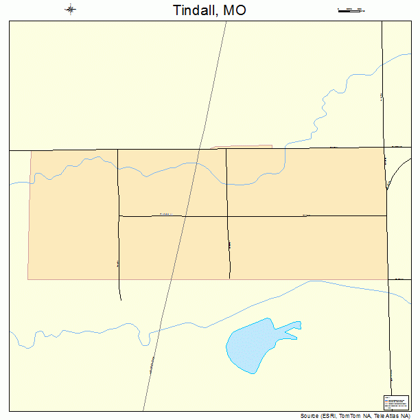 Tindall, MO street map