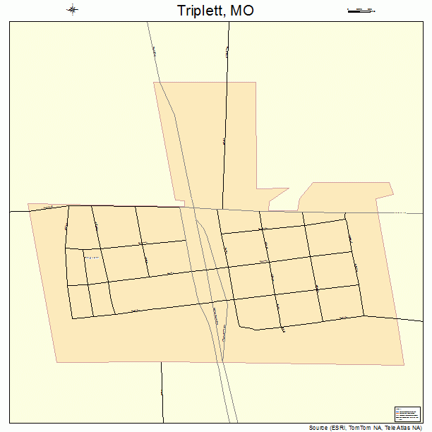 Triplett, MO street map