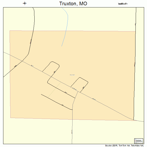 Truxton, MO street map