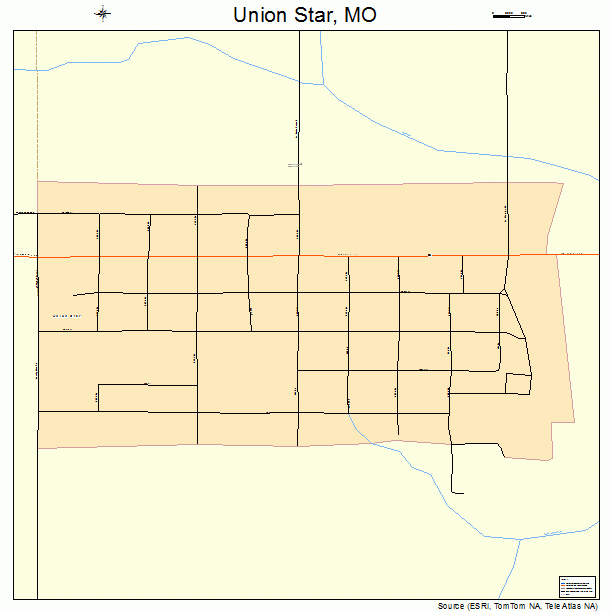 Union Star, MO street map