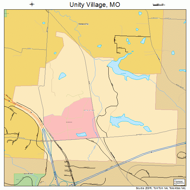 Unity Village, MO street map