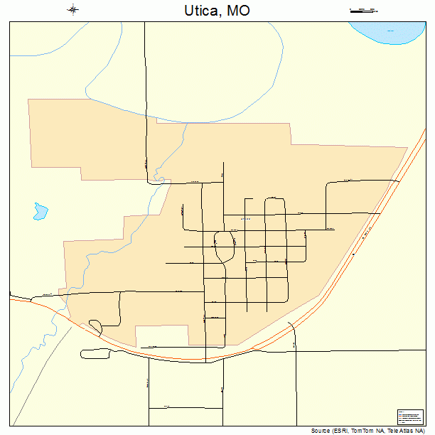 Utica, MO street map