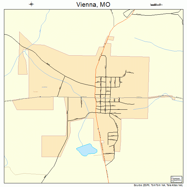 Vienna, MO street map