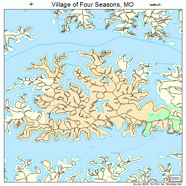 Village of Four Seasons, MO street map