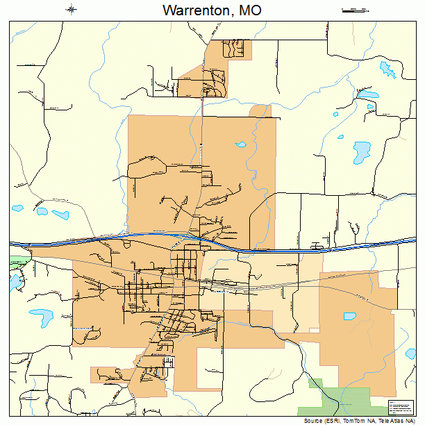 Warrenton, MO street map