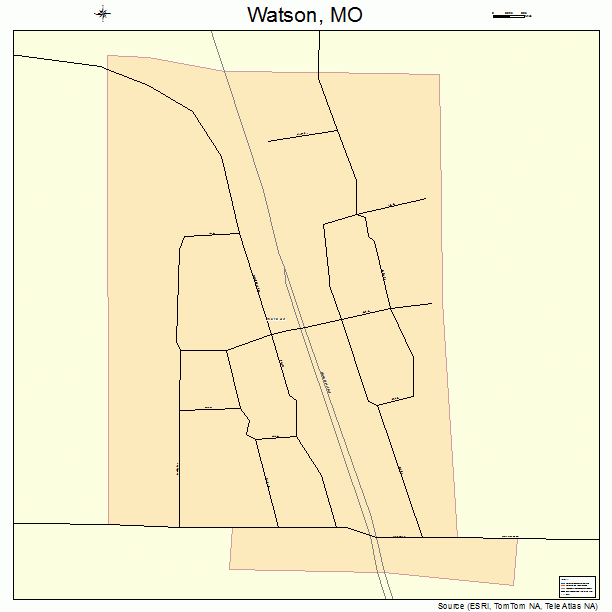Watson, MO street map
