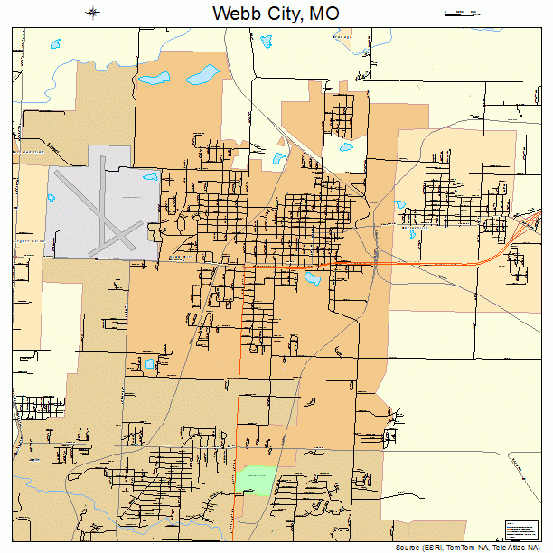 Webb City, MO street map