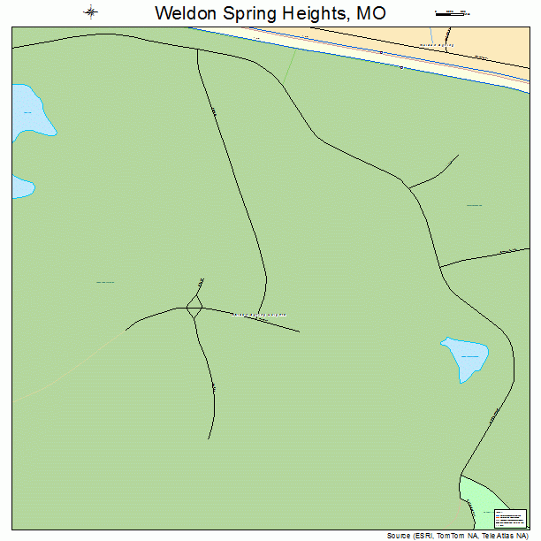 Weldon Spring Heights, MO street map