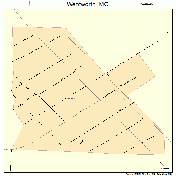 Wentworth, MO street map