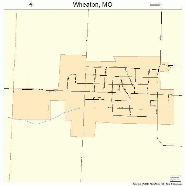 Wheaton, MO street map