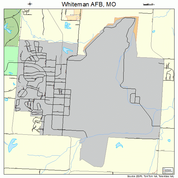 Whiteman AFB, MO street map