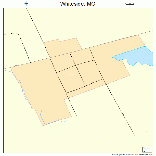 Whiteside, MO street map