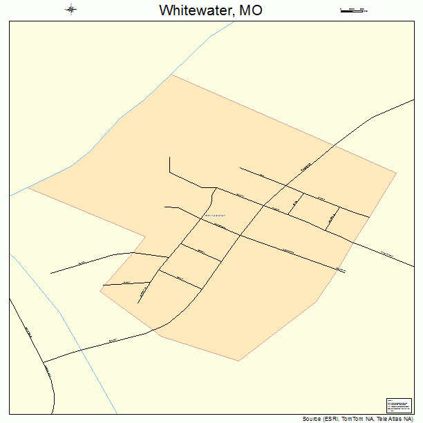 Whitewater, MO street map