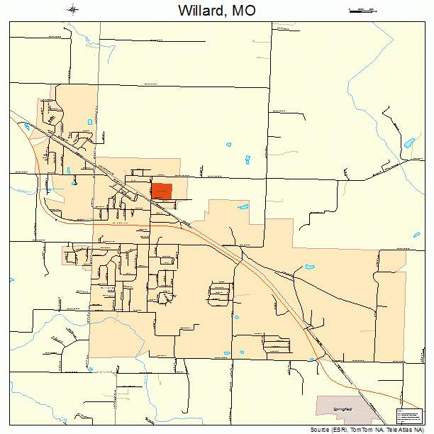 Willard, MO street map