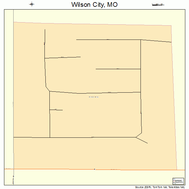 Wilson City, MO street map
