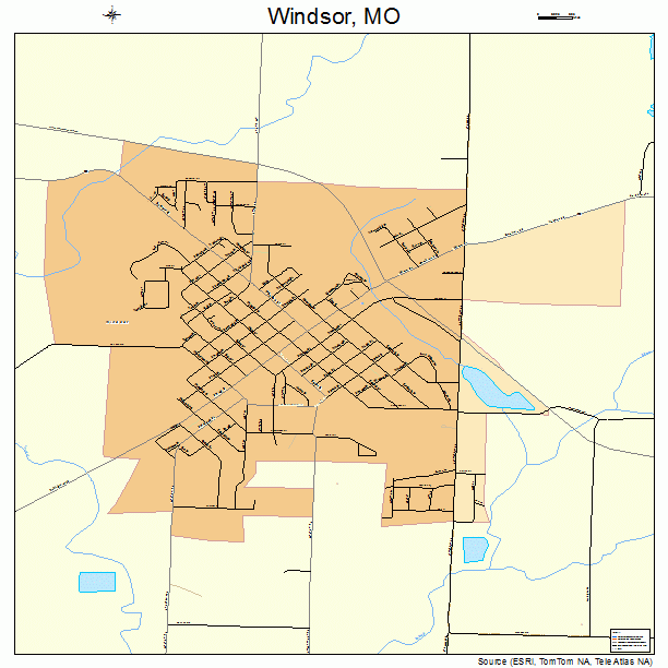 Windsor, MO street map
