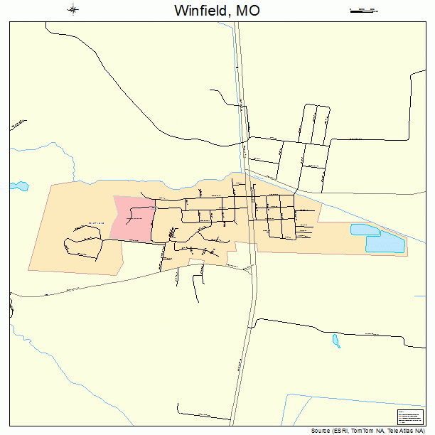 Winfield, MO street map