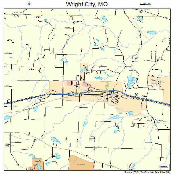 Wright City, MO street map