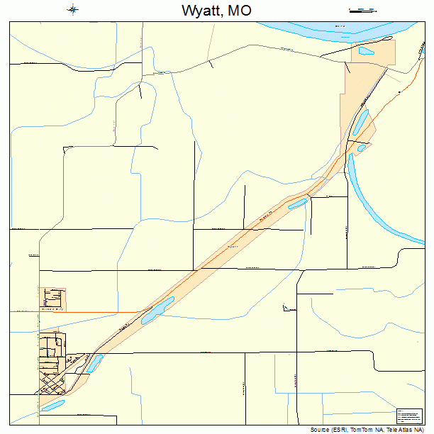 Wyatt, MO street map