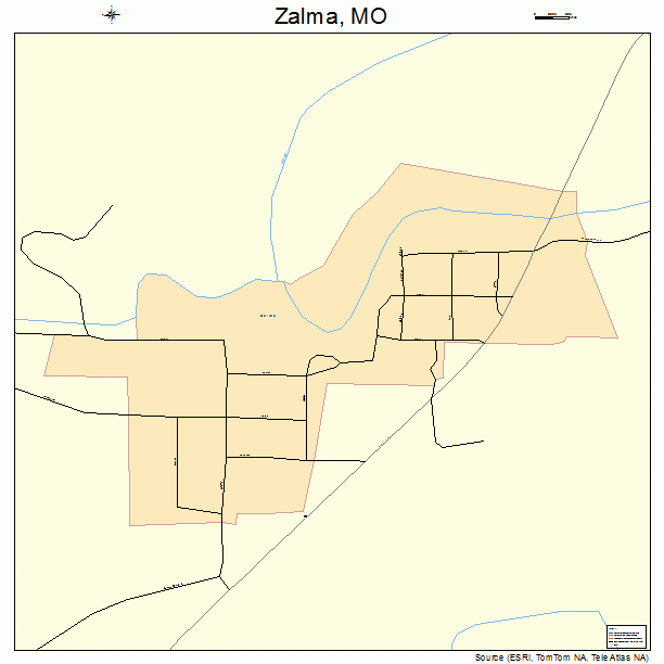 Zalma, MO street map